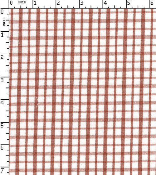 100% Cotton Yarn Dyed Plain Small Check