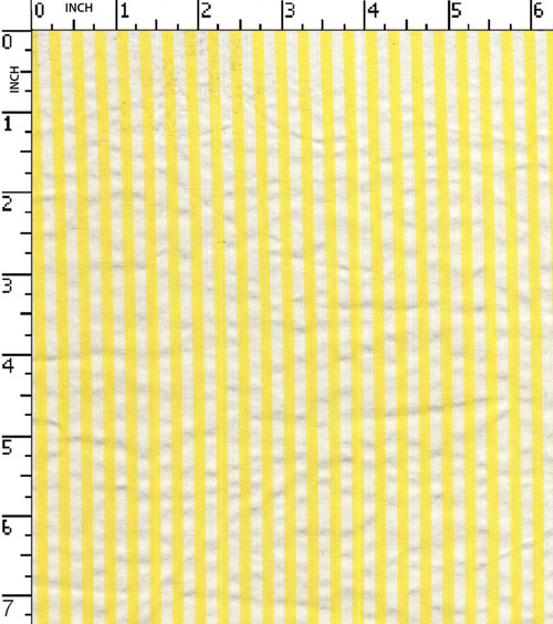 100% Cotton Yarn Dyed Seersucker 3Mm Stripe