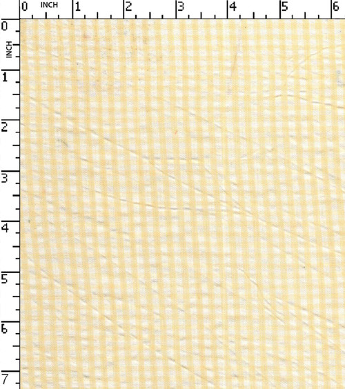 100% Cotton Yarn Dyed Seersucker Small Check