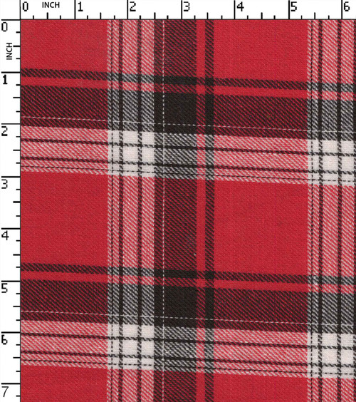 100% Cotton Yarn Dyed Twill Medium Check