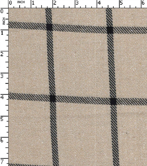 100% Cotton Yarn Dyed Twill Big Check