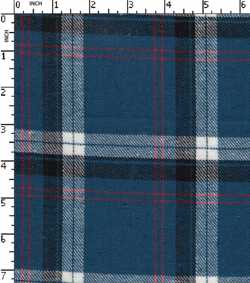100% Cotton Yarn Dyed Twill Big Check