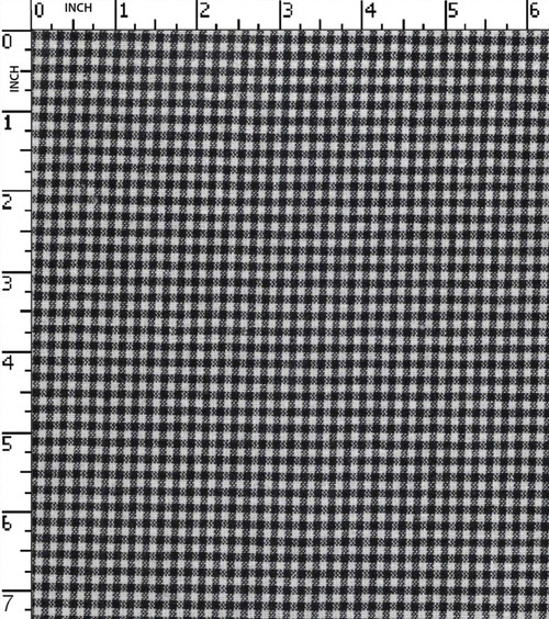 100% Cotton Yarn Dyed Plain Mini Check