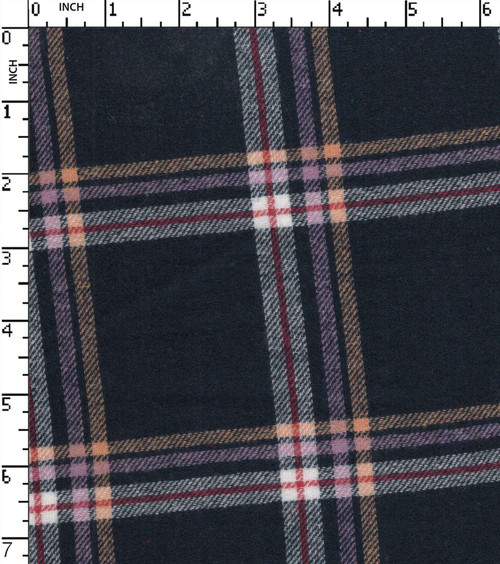 100% Cotton Yarn Dyed Twill Plaid Check