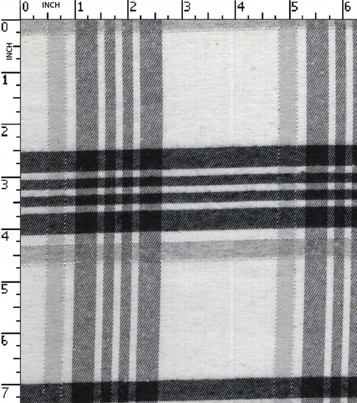 100% Cotton Yarn Dyed Herringbone Big Check