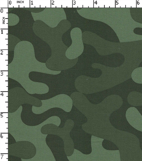 97% Cotton 3% Lycra Printed Twill Camo