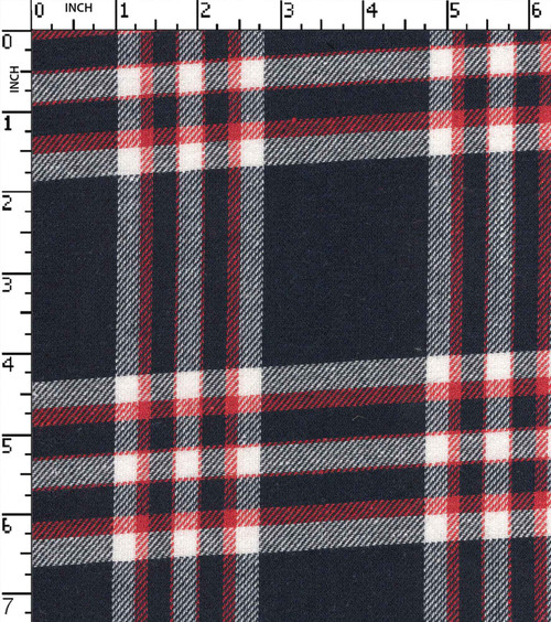 Recycled Fabric Yarn Dyed Twill Plaid Check
