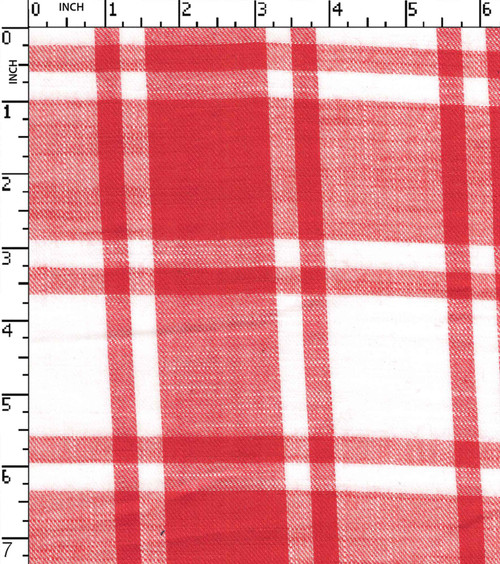 100% Cotton Yarn Dyed Twill Medium Check