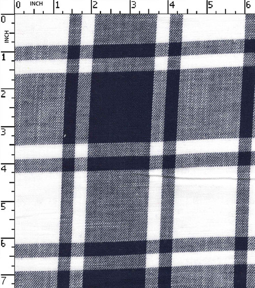 100% Cotton Yarn Dyed Twill Medium Check