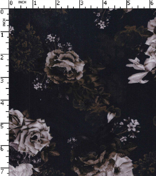 100% Rayon Printed Plain Floral