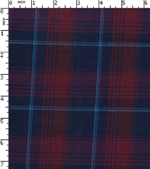 100% Cotton Yarn Dyed Twill Plaid Check