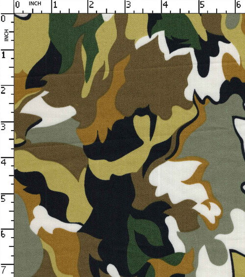 100% Cotton Printed Satin Abstract