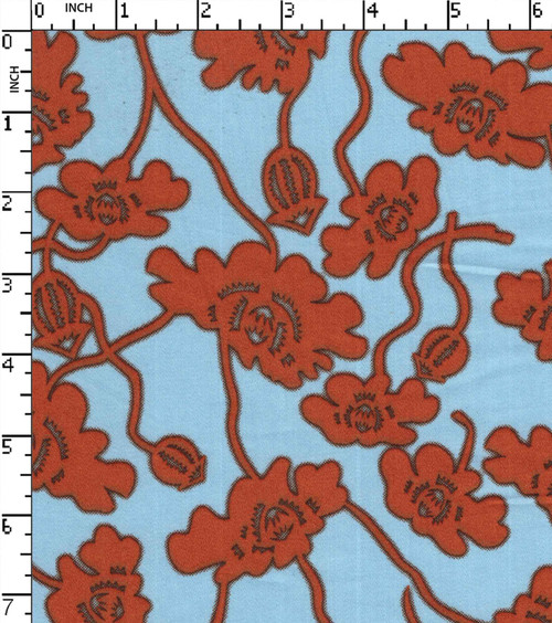 100% Cotton Printed Satin Abstract