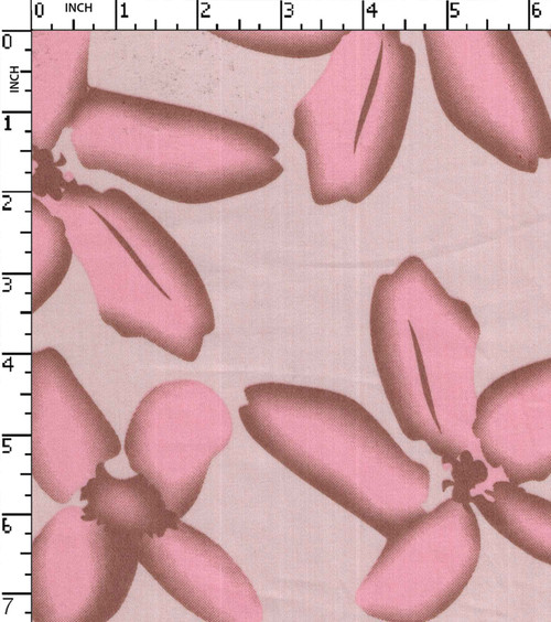 100% Cotton Printed Satin Petals