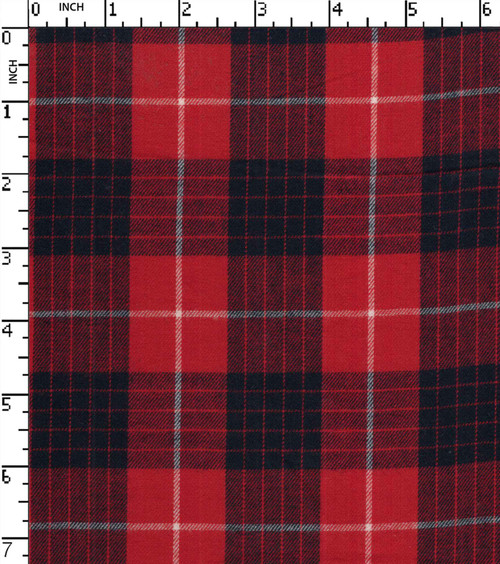 100% Cotton Yarn Dyed Twill Medium Check