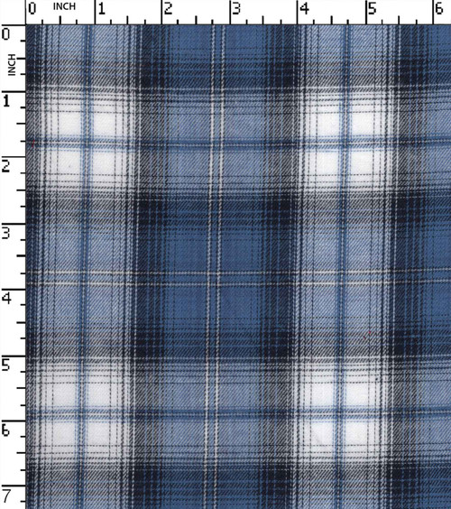 100% Cotton Yarn Dyed Twill Medium Check