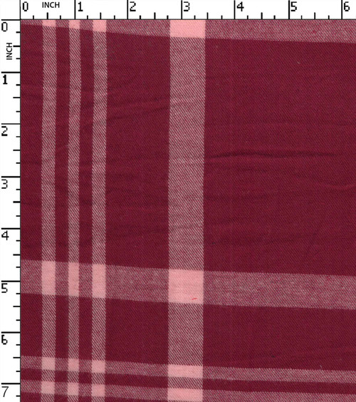 100% Cotton Yarn Dyed Twill Big Check
