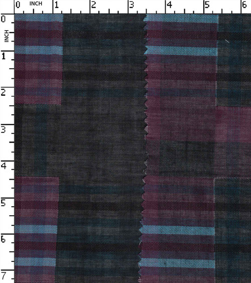100% Cotton Yarn Dyed Double Cloth Patchwork Check