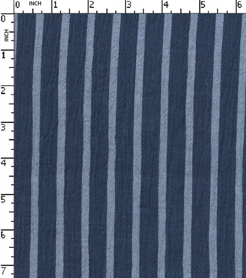 100% Cotton Yarn Dyed Crepe 6Mm Stripe