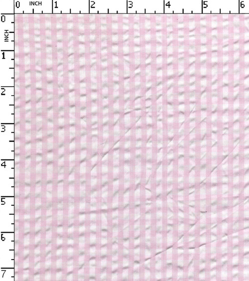 100% Cotton Yarn Dyed Seersucker 4Mm Gingham Check