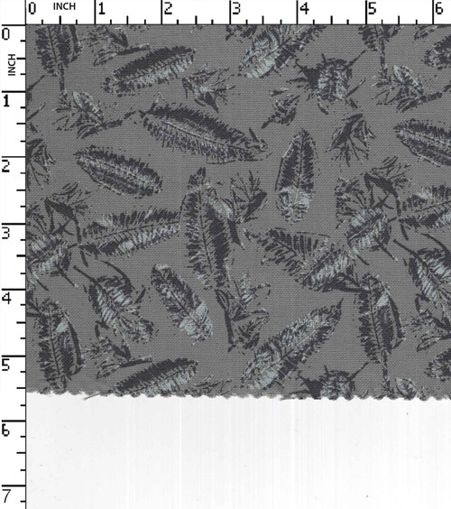 100% Cotton Printed Oxford Leaf