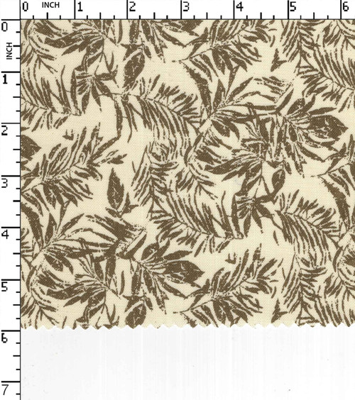 100% Cotton Printed Oxford Leaf