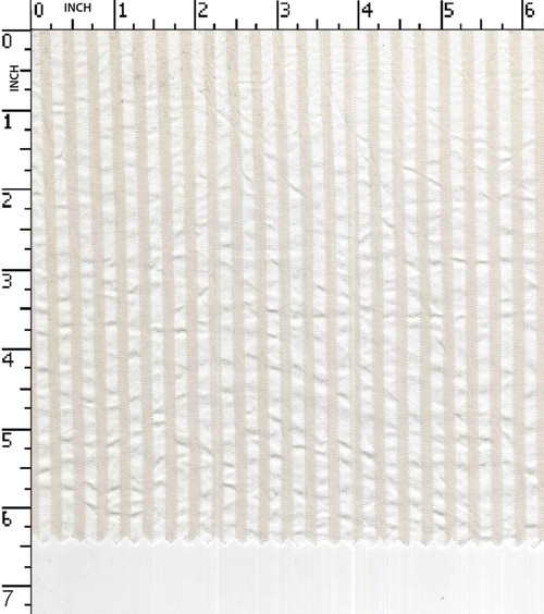 100% Cotton Yarn Dyed Seersucker 4Mm Stripe