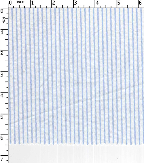 Cotton Polyester Yarn Dyed Seersucker 4Mm Stripe
