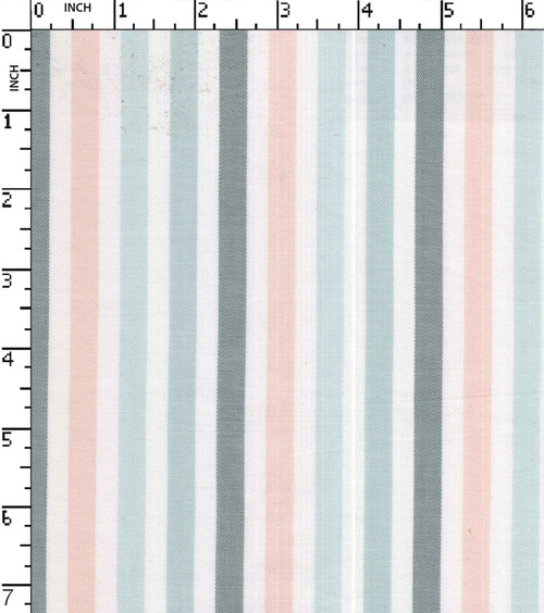 100% Cotton Yarn Dyed Twill 7Mm Stripe