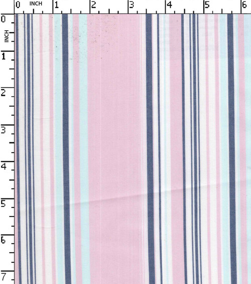 55% Cotton 45% Tencel Yarn Dyed Plain Uneven Stripe