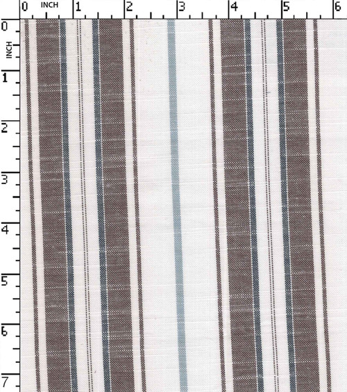 100% Cotton Yarn Dyed Oxford Uneven Stripe