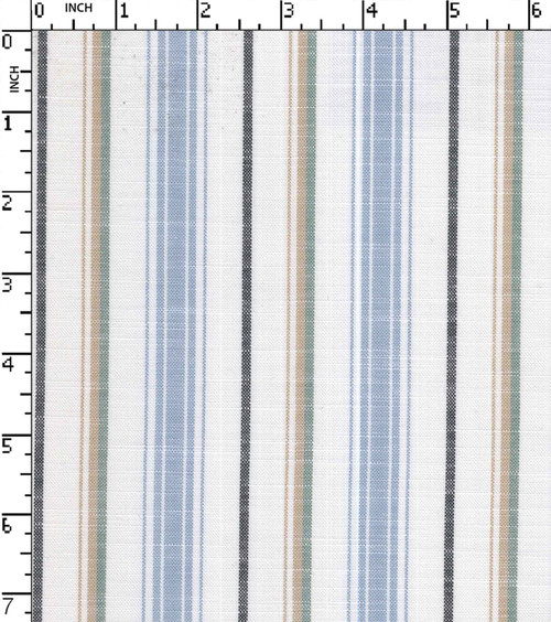 100% Cotton Yarn Dyed Oxford Uneven Stripe