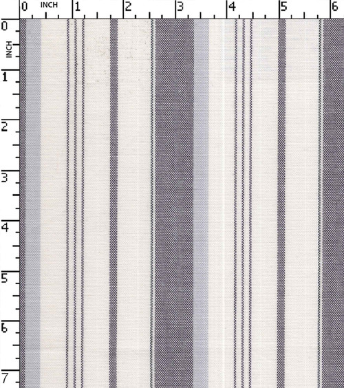 100% Cotton Yarn Dyed Oxford Uneven Stripe