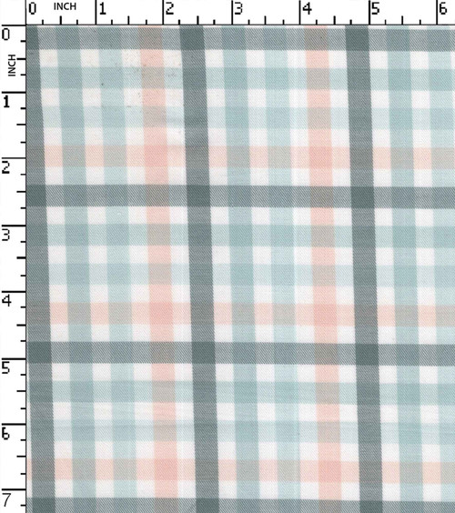 100% Cotton Yarn Dyed Twill Medium Check