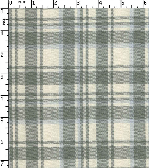 100% Cotton Yarn Dyed Twill Medium Check
