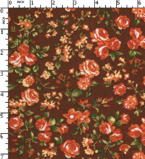 100% Cotton Printed Plain Flower With Leaf
