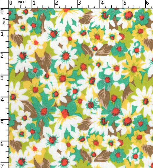 100% Cotton Printed Plain Floral