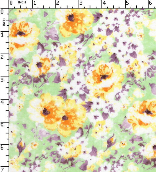 100% Cotton Printed Plain Floral