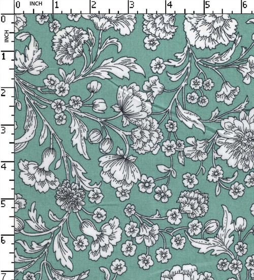 100% Cotton Printed Plain Flower With Leaf