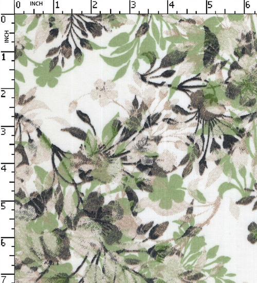 100% Cotton Printed Plain Leaf