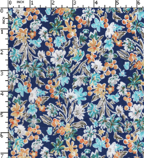 100% Cotton Printed Plain Flower With Leaf