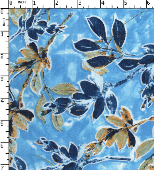100% Cotton Printed Plain Leaf