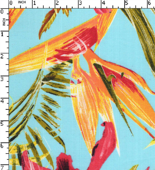 100% Cotton Printed Plain Leaf