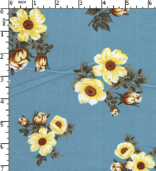 100% Cotton Printed Plain Flower