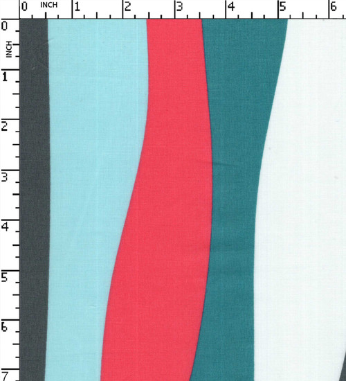 100% Cotton Printed Plain Uneven Stripe