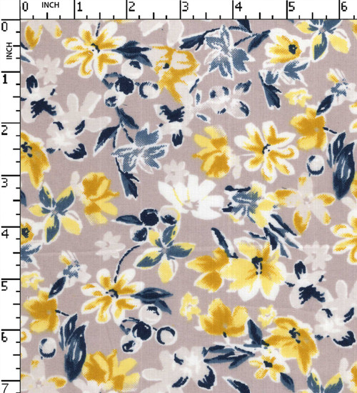 100% Cotton Printed Plain Flower