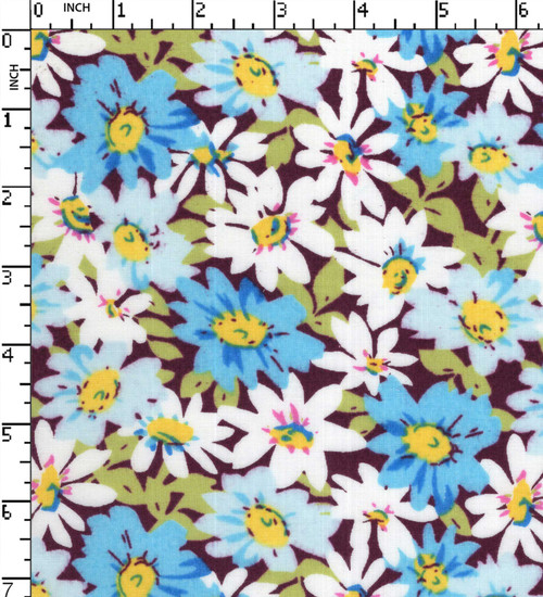 100% Cotton Printed Plain Flower