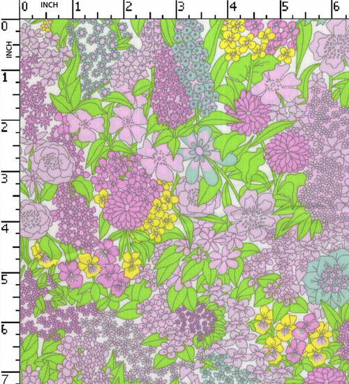 100% Cotton Printed Plain Floewr With Leaf