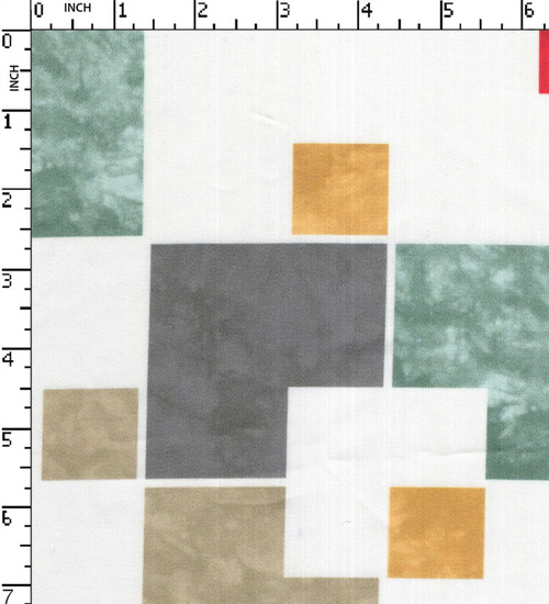 100% Cotton Printed Satin Abstract