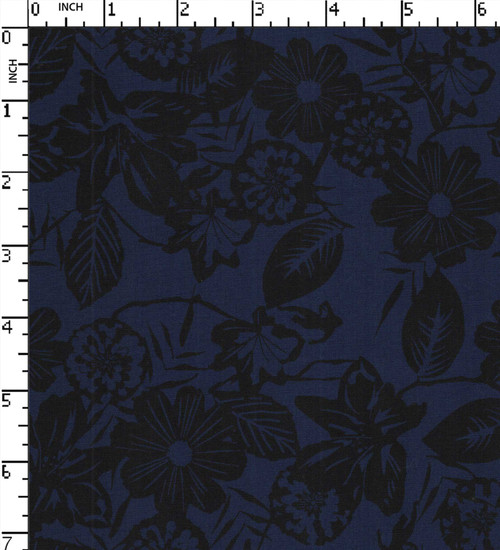 Cotton Lycra Printed Satin Flower With Leaf